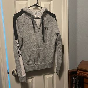 Victoria secret zip up fleece